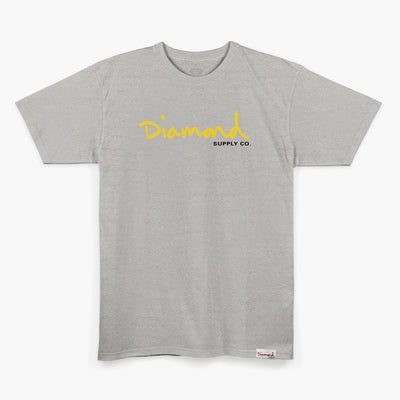 Crewneck Diamond OG Script Grey - Esgotado- na Loja MKD Skate Shop