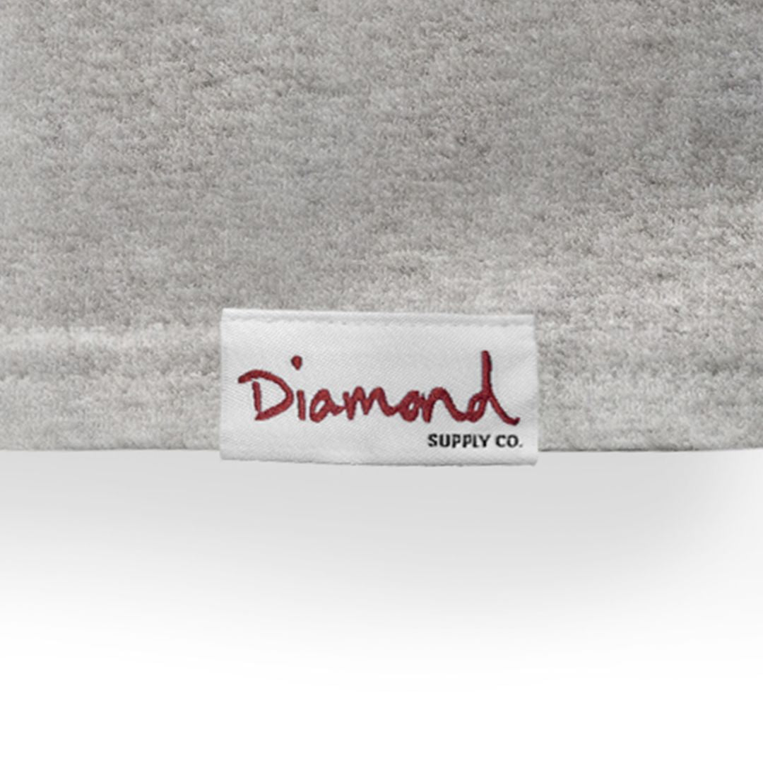 Crewneck Diamond OG Script Grey - Esgotado- na Loja MKD Skate Shop